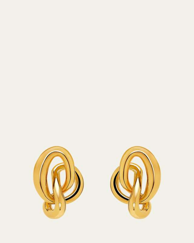 Twisted Knot Stud Earrings